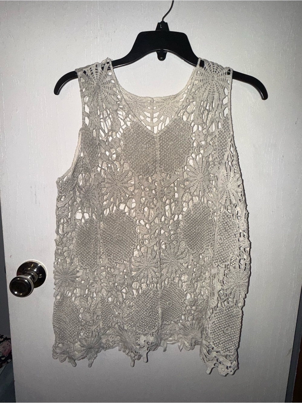 Crochet Tank Top - Cream